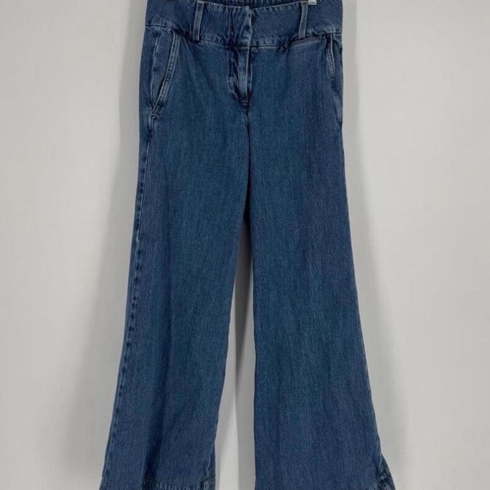 FRAME Marigold High-Rise Wide-Leg Jeans EUC - Picture 1 of 5